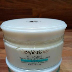 Obey Your Body Firming Shea Nut Body Butter-OCEAN-8.75 oz\250ml-BRAND NEW-SEALED